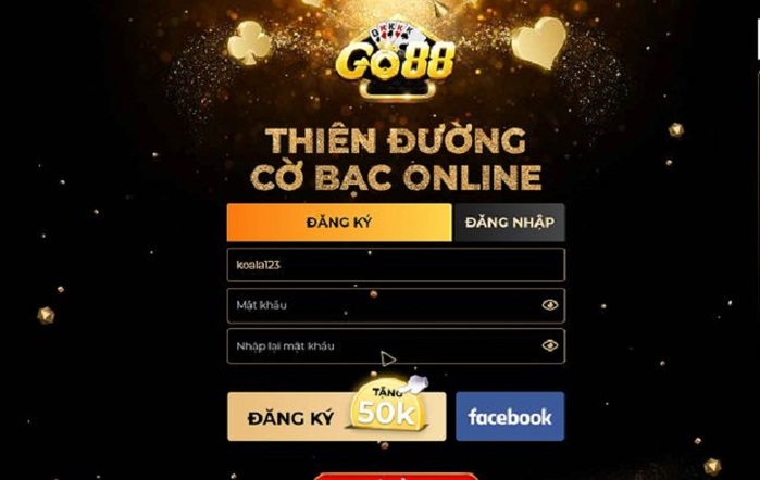 Đăng ký Go88 để có những trải nghiệm tuyệt vời