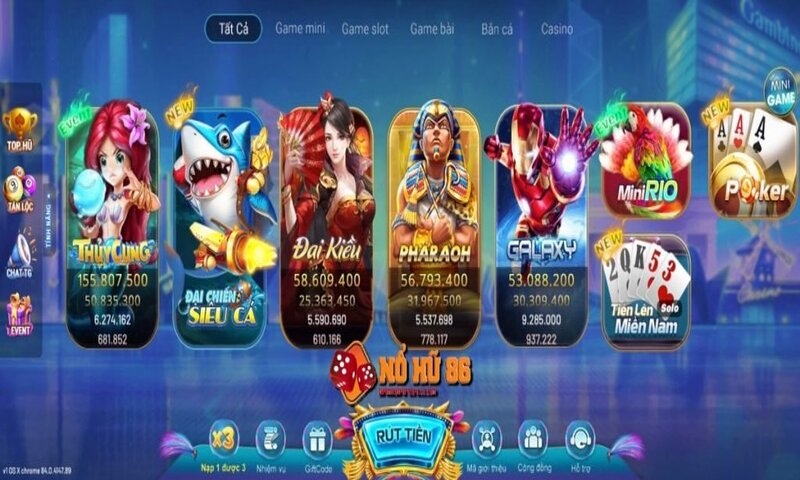 Game slot đa dạng