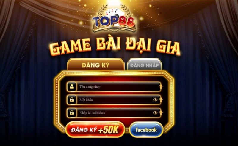 Đăng ký ngay vào game top88