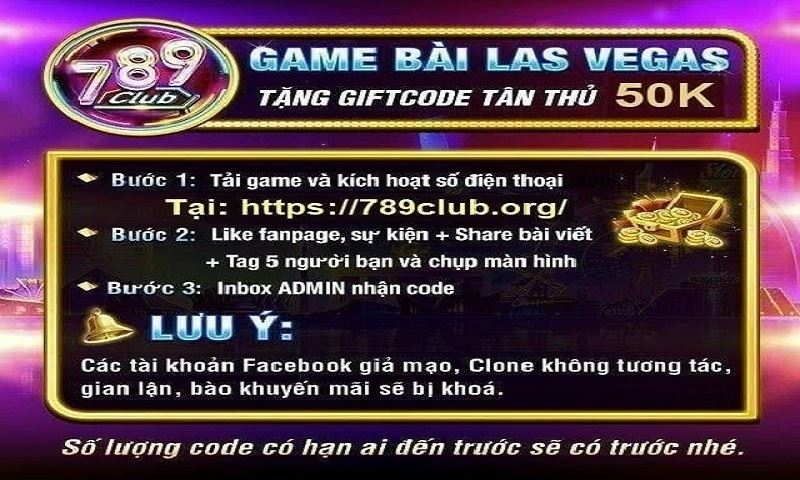 Một số cách nhận mã giftcode 789 club 