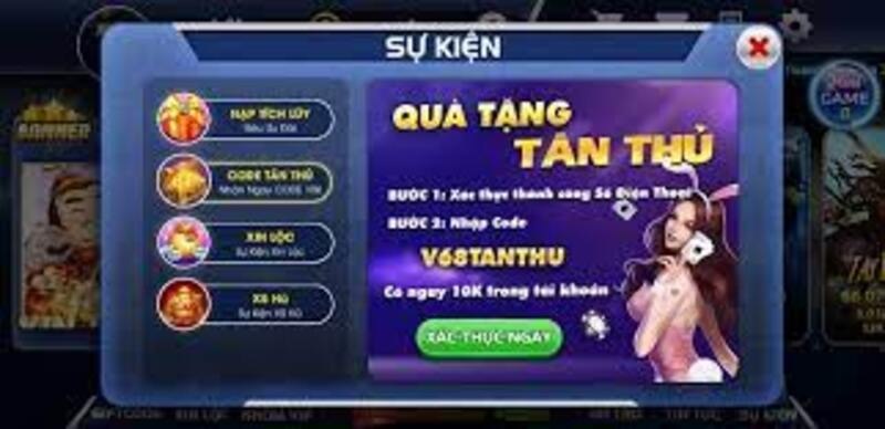 Tặng giftcode v68 cho tân thủ