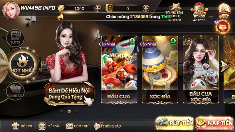 Win456 - Cổng game đáng để trải nghiệm bậc nhất hiện nay.