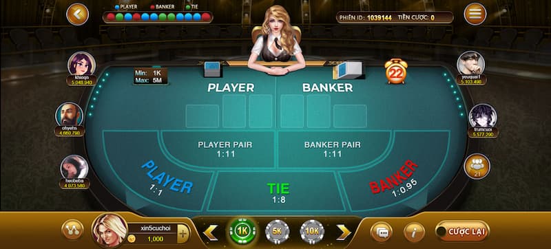 Hướng dẫn cách chơi baccarat bancah5