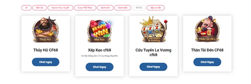 Các trò game Slot được nhiều người chơi yêu thích