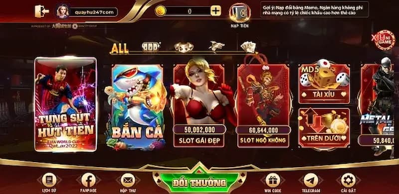 Những trò chơi có tại cổng game