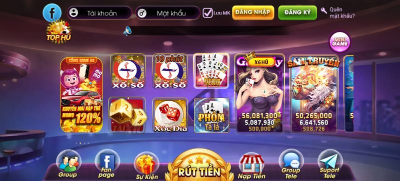 Game bài cực hot thu hút đông đảo người chơi