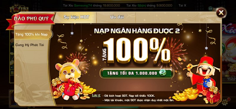 Nhận siêu thưởng tại cổng game uy tín