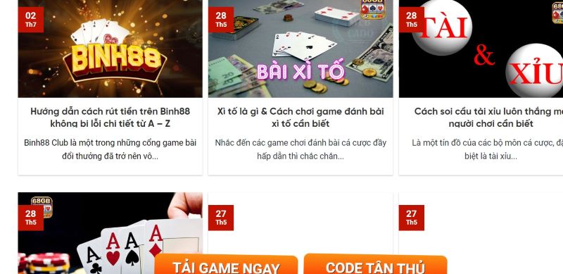 Các nội dung đang được cung cấp tại 68game.net