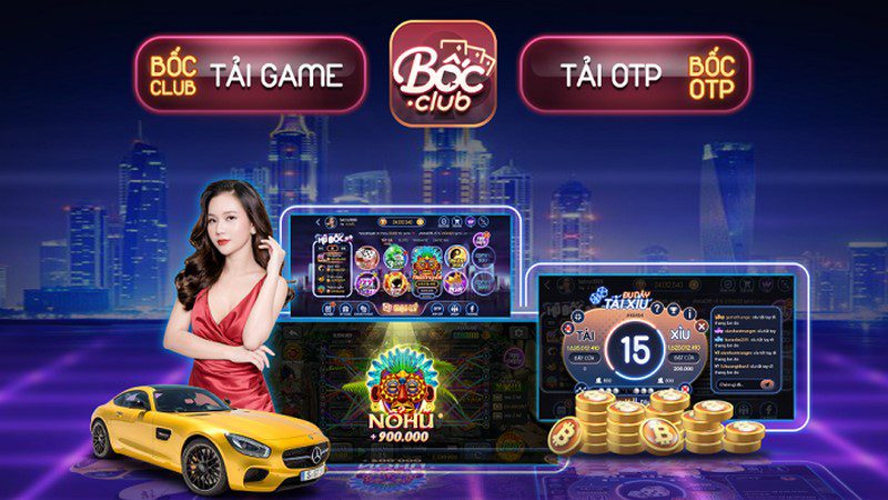 Bốc Club là cổng game tiếp theo có mặt trong TOP 10 game nổ hũ uy tín 2023