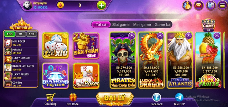 Top 3 tựa game đỉnh cao tại cổng game Zenvip Win