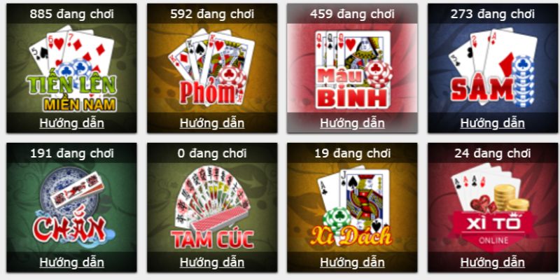 Sảnh game bài đổi thưởng cực hot